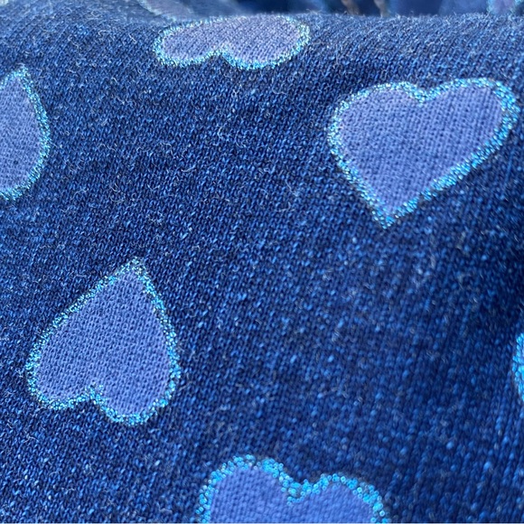 Toddler Girls Levi’s Leggings. Denim Look Stretch W/Sparkly Hearts Detail. Sz.3T - Picture 7 of 8